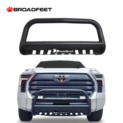 Front Black Bull Bar Skid Plate Grille Bumper Guard fits Toyota Tundra 2022-2023 — 第 1/4 张图片