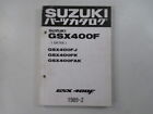 Suzuki Genuine Used Motorcycle Parts List Gsx400f 2300