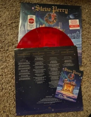 Steve Perry The Season Vinyl Target Exclusive Opaque RED+Card Vinyl New. Foto 1 de 4