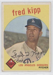 1959 Topps Fred Kipp (grey back) #258.1 Rookie RC