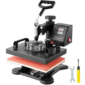 DIGITAL HEAT PRESS MACHINE T-SHIRT SUBLIMATION PRINTER TRANSFER 12"X10" PRESSING - Picture 1 of 10