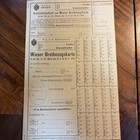 Kuk Statthalterei Wien 1918 Lebensmittelkarte Für Brot