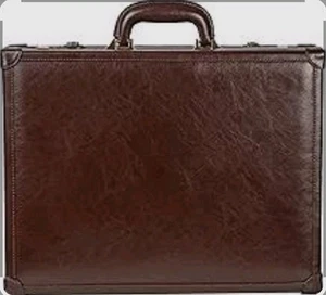 Claymore Attache Estuche Cuero 1723 Bolso Extensible Marrón - Imagen 1 de 2
