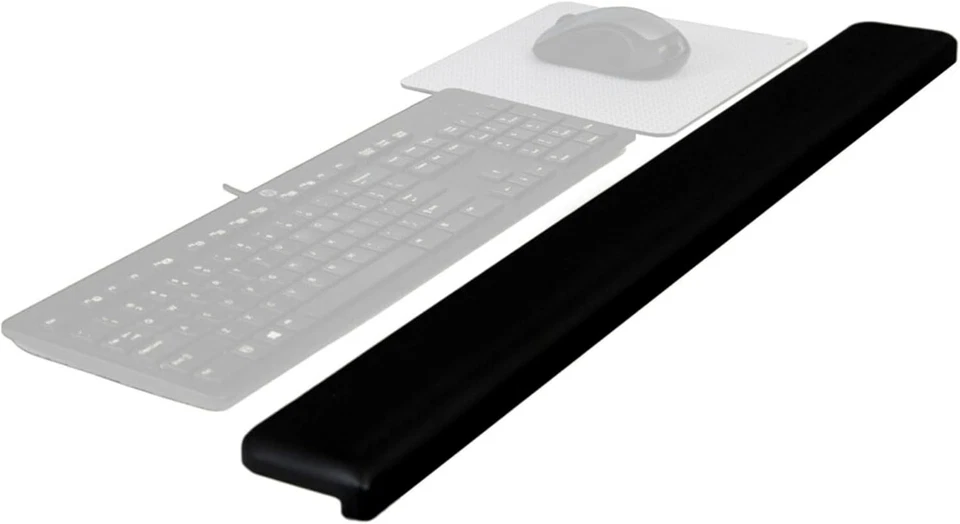 3M GEL Wrist Rest for Standing Desks 30.13 X 3.25 X 1 Black