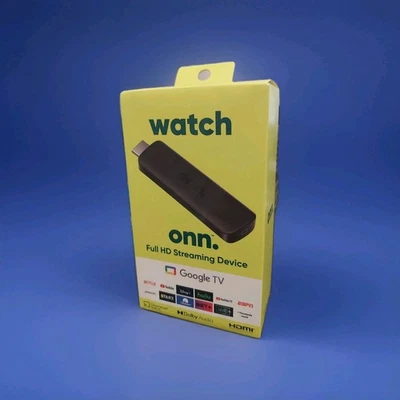 onn. Google TV Full HD Streaming Device (2023) Brand New - Image 1 of 3