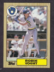 Tarjeta de béisbol 1987 Topps #773 Milwaukee Brewers Robin Yount - Imagen 1 de 2