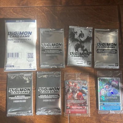 DIGIMON CARD GAME STORE TOURNAMENT KIT 2025 Vol 1 NEW & SEALED ENGLISH & Promos - Image 1 of 4