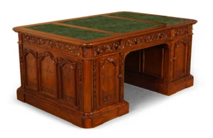 Resolute Desk Replik 180x120 cm Schreibtisch Amerikanischer Präsident 78413 - Bild 1 von 8