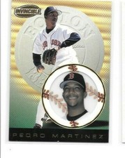 1999 Pacific Invincible Pedro Martinez #24 Red Sox