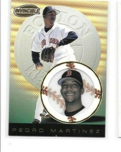1999 Pacific Invincible Pedro Martinez #24 Red Sox