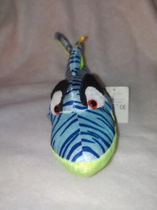 Classic Toy 2015 Plush Shark 14in Blue And Neon Green With Tag - Picture 1 of 12