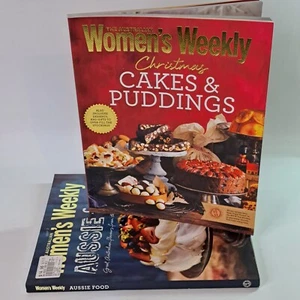 Christmas Cakes & Puddings & Aussie Food 2 x Aust Women's Weekly PB Cookbooks - Picture 1 of 24