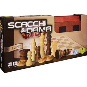 Spin Master Set Scacchi E Dama Pedine In Valigetta Di Legno - Foto 1 di 7