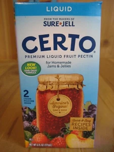 Sure Jell Certo Premium Liquid Fruit Pectin 16 BOXES EXP NOV 2025 DETOX - Picture 1 of 5