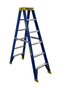 Bailey Pro Punchlock Fibreglass Double Sided Step Ladder 6ft 1.8m FS13980 - Picture 1 of 6
