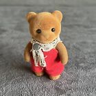 Flocked Bear Vintage 3” Toy Collectable Pose-able Arms And Legs Rare