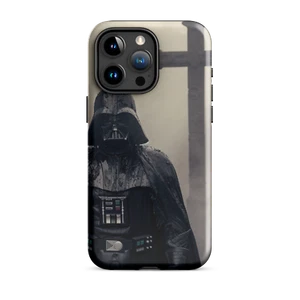 Darth Vader in Front of a Cross Tough Phone Case - Picture 1 of 12
