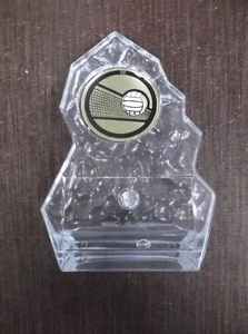 Trofeo de voleibol autoportante hielo acrílico PDU inserción premio - Imagen 1 de 2