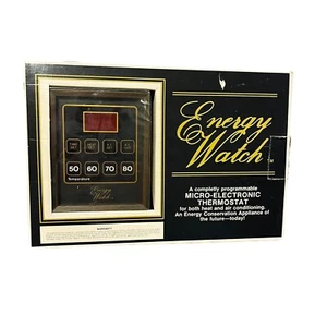 UNUSED Vintage Micro Comm Energy Watch Electronic Programmable Thermostat MC101 - Picture 1 of 8