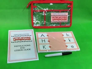 Letter Matching Uppercase Write & Wipe Activity Set For Kindergarten - Picture 1 of 9