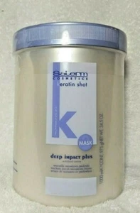 Máscara de impacto profundo Salerm Keratin Shot Plus 1000 ml/34,5 oz - Imagen 1 de 2