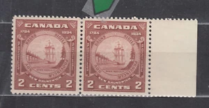 1934 #210 & #210i(CLOSED FRAMELINE) 2¢ KING GEORGE V NEW BRUNSWICK ISSUE F-VFNH - Picture 1 of 3