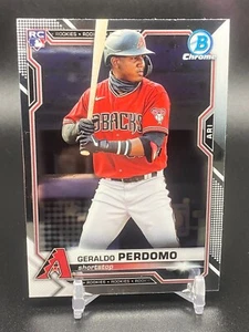 2021 Bowman Chrome #98 Geraldo Perdomo Arizona Diamondbacks - Picture 1 of 2