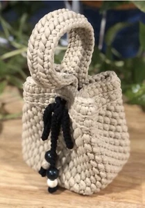 Bolso de Mano KyungJin Crochet - Bolso de Muñeca - Artesanal Hecho a Mano Exclusivo - Imagen 1 de 12