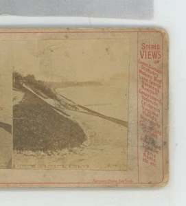 Milwaukee North Point de 7th Ward Wisconsin WI Purviance Stereoview c1870 - Imagen 1 de 2