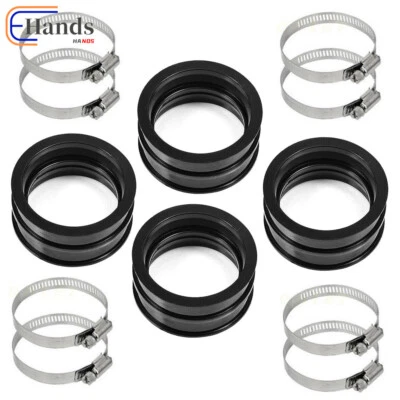 4X Bota aislante colector de admisión para Honda V65 Magna VF1100C 1985 1986 Foto 1 de 4
