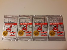 1997 Cleveland Indians Major League Baseball Cards- 4 Pack