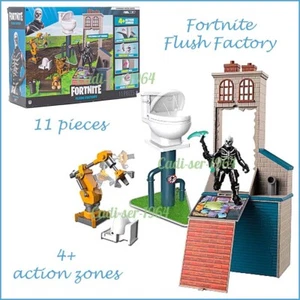 Fortnite Flush Factory Legendary Micro Series 4+ action zones Children's Toy NEW - Picture 1 of 12