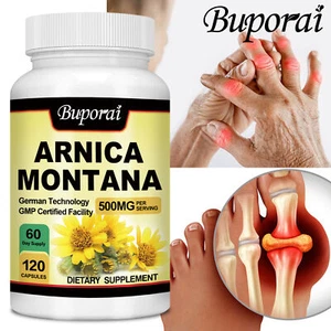Arnica Montana 500 mg - Alivio de hinchazón y moretones, soporte antiinflamatorio - Imagen 1 de 11