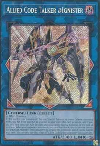 Yugioh NM Allied Code Talker @Ignister - ALIN-EN051 - Secret Rare 1st Edition - Bild 1 von 1