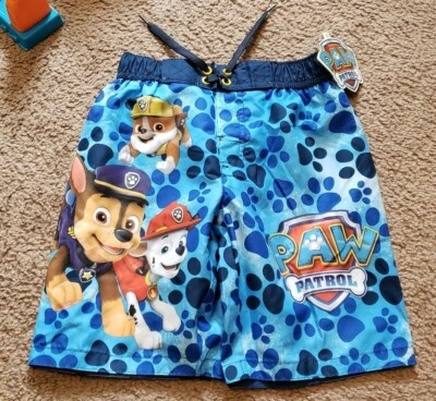 Pantalones cortos de natación Paw Patrol para niños, talla 7 nuevos con etiquetas Foto 1 de 2