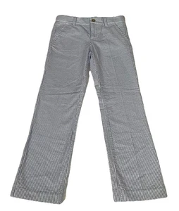 Janie and Jack New Size 8 Yr boys blue & White Pin Striped Striped seersucker - Picture 1 of 8