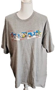 Vintage T-Shirt Peanuts Charlie Brown Weihnachten grau Gr. XL - Bild 1 von 7