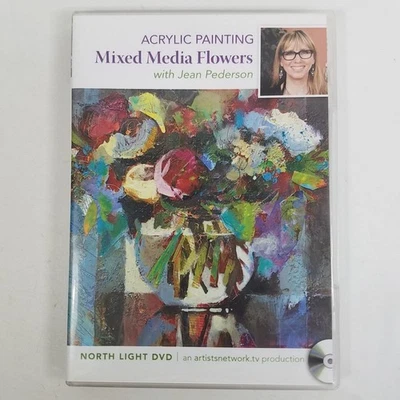 Акриловая живопись смешанные медиа цветы Jean Pederson DVD художественная инструкция - Изображение 1 из 3