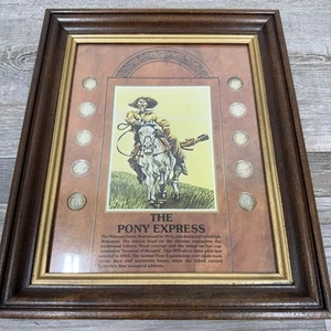 Framed "The Pony Express" Mercury Dime Collector's Set 10 Coin Set. - Picture 1 of 5