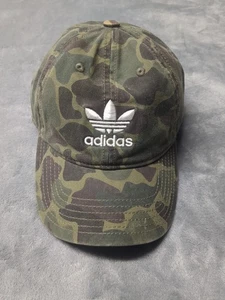 Adidas Camouflage Unisex One Size Hat Cotton - Picture 1 of 5