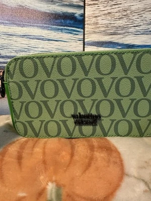 全新 Valentino Orlandi 印花双拉链相机包 带可调节品牌表带 绿色 — 第 1/4 张图片