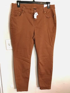 Lane Bryant Damen Jeans 16 Braun Signature Fit Super Stretch Skinny Taschen - Bild 1 von 5