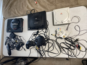 MEGA SEGA Collection ALL THREE CONSOLES  Genesis, Saturn, & Dreamcast ALL WORK