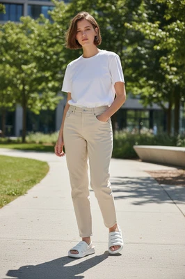 Sandalias de plataforma de goma blancas UGG Oh Yeah Sport Slides juveniles talla 3 Foto 1 de 4