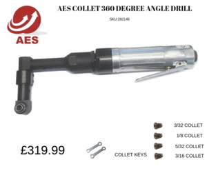 TALADRO AIRE/NEUMÁTICO DE 360 GRADOS AES ACEPTA COLLARES DE DESOUTTER 9/32 - Imagen 1 de 4