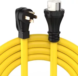 Cable de extensión de alimentación generador RV 50A 25 FT 14-50P/SS2-50R 6/3 + 8/1 AWG cámper - Imagen 1 de 7