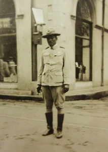 Panama Canal Zone Colon Panamanian Policeman Baker Street Vendor Photos 1920-30s - Picture 1 of 5