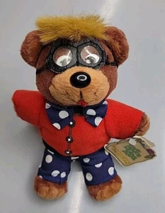 Bolsa de frijoles Nabisco Teddy Graham 1999 6" felpa regreso a la escuela Eddy hace el grado - Imagen 1 de 6