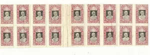 Spain: 1906; Different 2 blocks 18 stamps, private cinderellas? doubles EBES055 - Picture 1 of 3