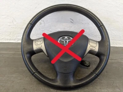 Toyota Auris E15 Lenkrad Lederlenkrad Multifunktion 3 Speichen OEM - Bild 1 von 4